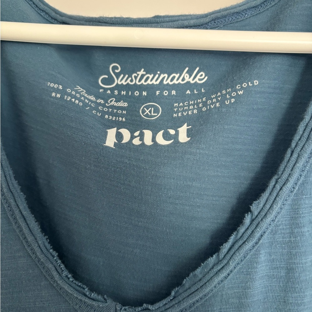 Pact Blue Maxi Dress